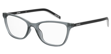 Premium Women Levi's Model Eyeglasses: LV 1022 - Grey- SpecSMART Eye Clinic (Diagonal View)